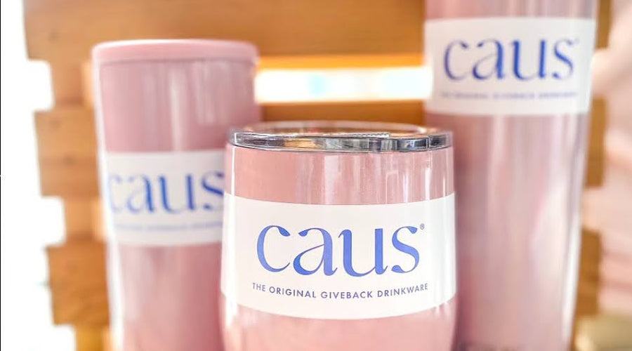 CAUS the original giveback drinkware