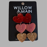 Acrylic Valentines Earrings