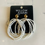 Seed Beaded Layered Earrings