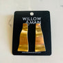Metal Wave Bar Earrings