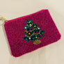 Christmas Seed Bead Coin Purse