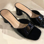 Kate Patent Slip On Heel
