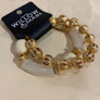 Acrylic & Bamboo Stretch Bracelets