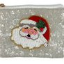 Christmas Seed Beaded Coin Purse