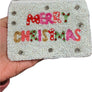 Christmas Seed Beaded Coin Purse