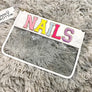 Chenille Letter Pouch