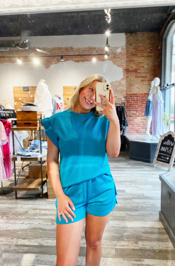 Vivy Textured Short Set