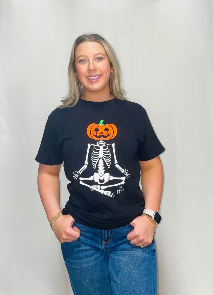 Meditate Skeleton Tee