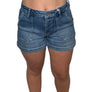 Lovervet Patched Pocket Denim Shorts