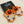 Beaded Jack-o-lantern Earrings