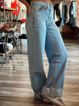 Vervet Kris Baggy Wide Leg Jeans