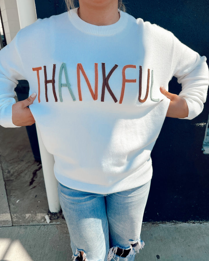 "Thankful" Sweater