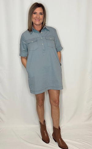 Mally Woven Shirt Dress