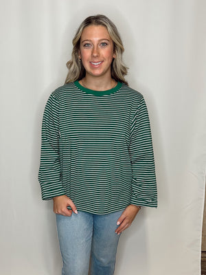 Mindy Striped Knit Top