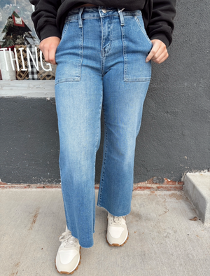 Lovervet Utility Cropped Jeans