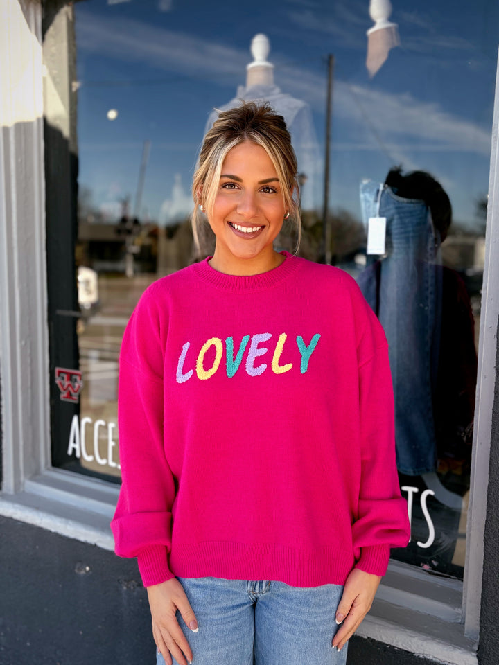 "Lovely" Sweater