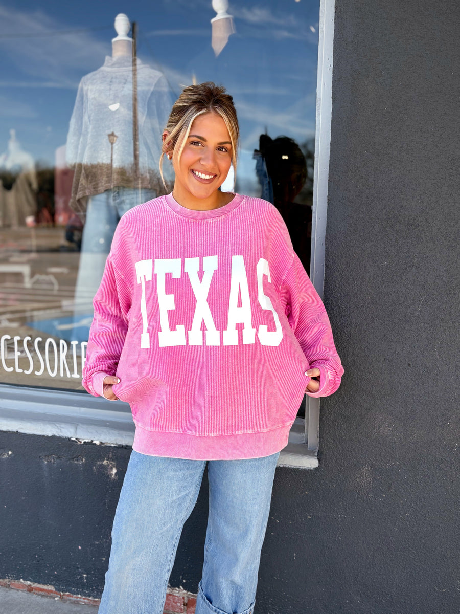 "Texas" Mineral Wash Sweatshirt