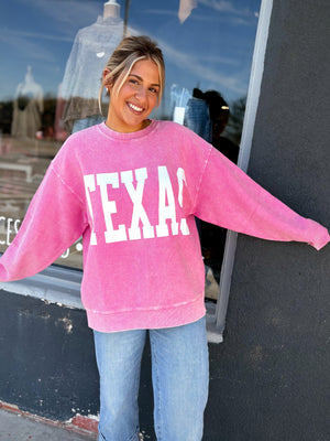 "Texas" Mineral Wash Sweatshirt