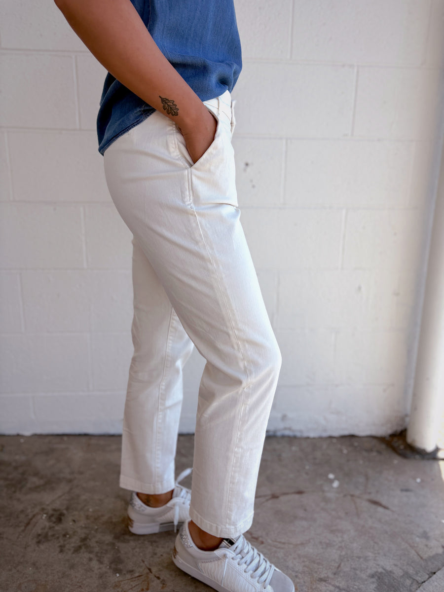 Dear John Hampton Pant - Ivory