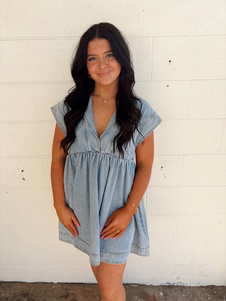 Rayann Denim Mini Dress