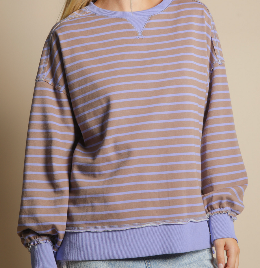 Nessa Casual Striped Top