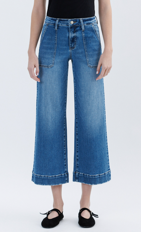 Vervet Cropped Utility Jeans