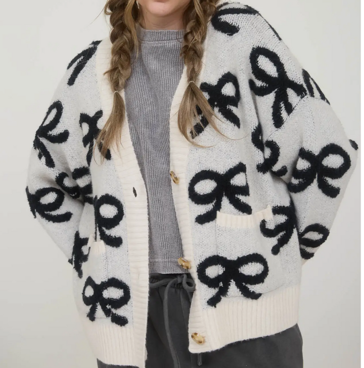Blakely Bow Cardigan