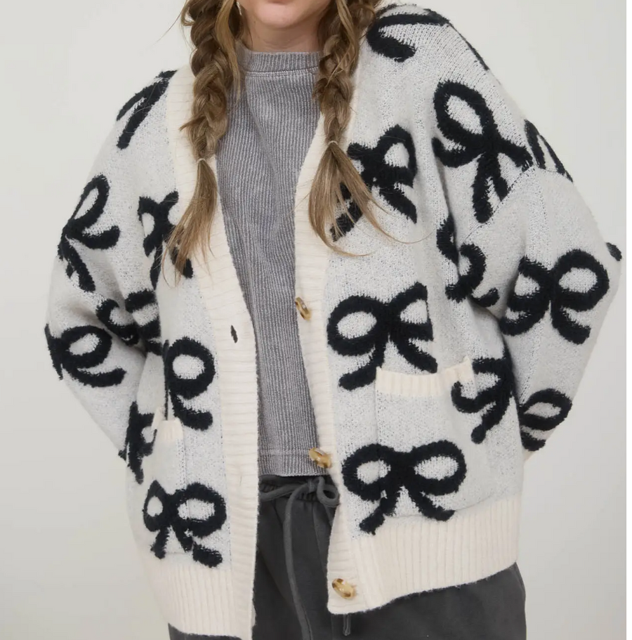 Blakely Bow Cardigan