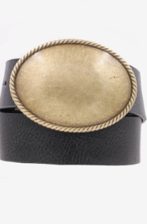 Oval Buckle Belt