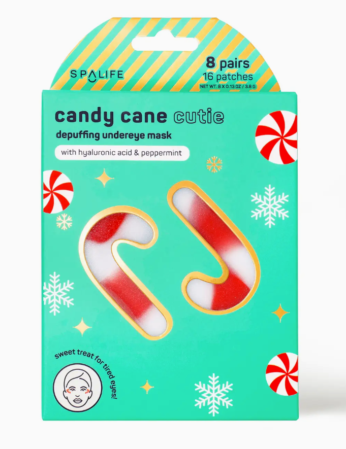 Christmas Candy Cane Eye Mask