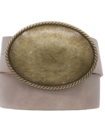 Oval Buckle Belt