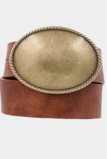 Oval Buckle Belt