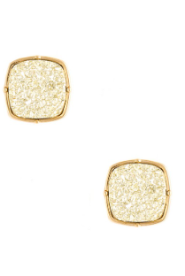 Druzy Stone Stud Earrings