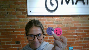 Chenille Smiley Patch